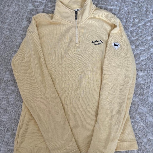 The Black Dog Men's Medium Classic Collection, Pale Yellow, top zipper - Picture 2 of 7